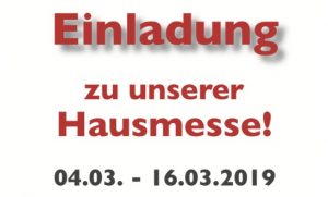Hausmesse 2019 Nähmaschinen Scherf